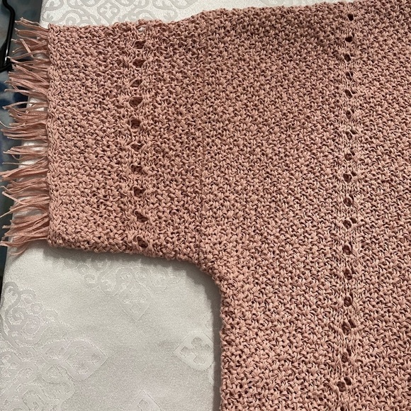 Goldwater Creek women chunky knit pink tunic size M . New. - Picture 4 of 5